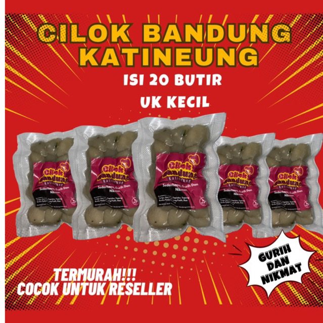 

Cilok Baso Aci Bandung Katineung Isi 20 Butir UK Kecil