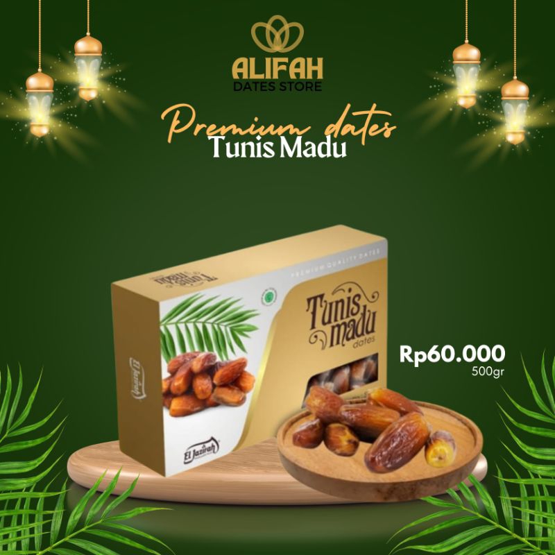 

Kurma TUNIS MADU Premium Asli EL-JAZIRAH