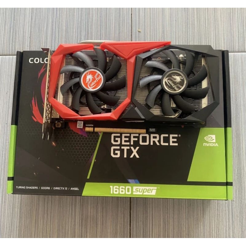 VGA GTX 1660SUPER 6GB GDDR6 COLORFUL BATTLE AX FULLSET SECOND