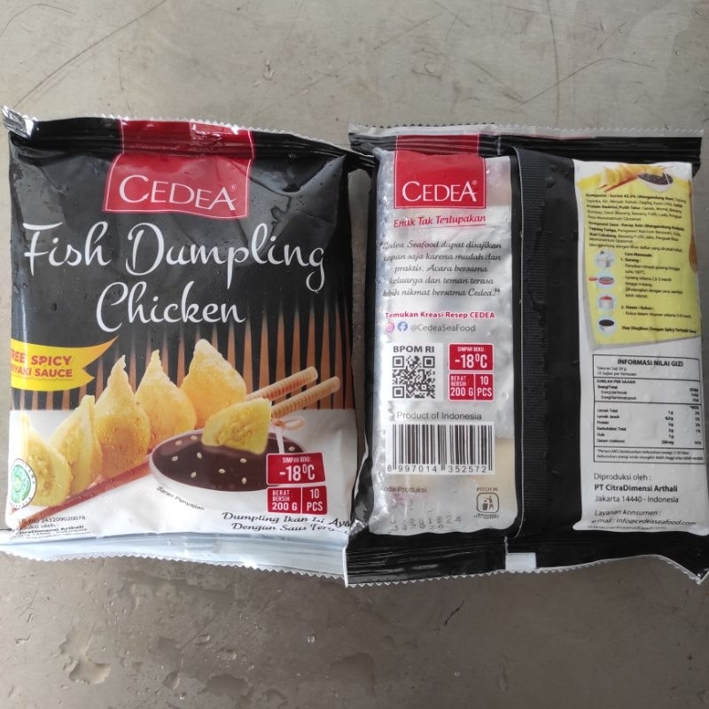 

CEDEA DUMPLING KEJU/ DUMPLING AYAM/ BOLA SALMON/ EOMUK/ CHIKUWA/ FISH ROLL