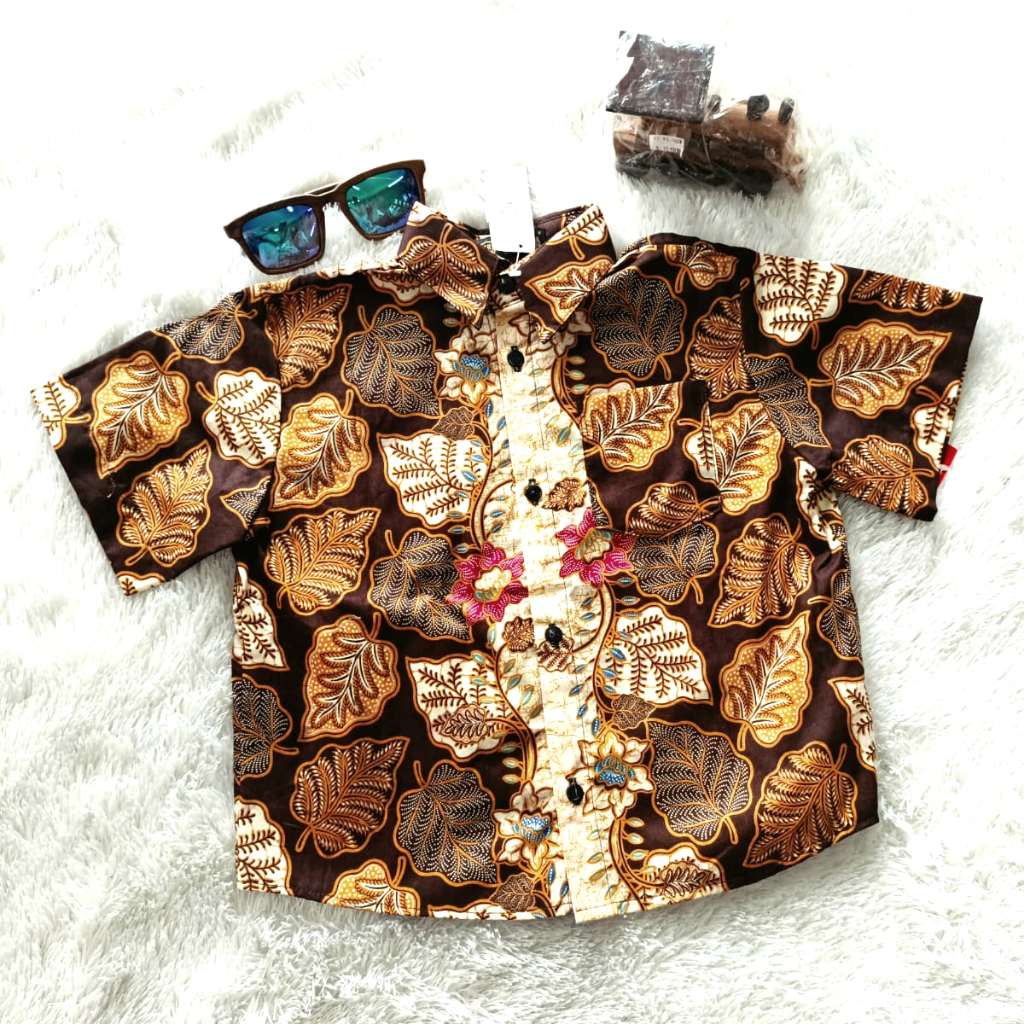 Kemeja Batik Anak Laki-Laki Archie Katun Adem