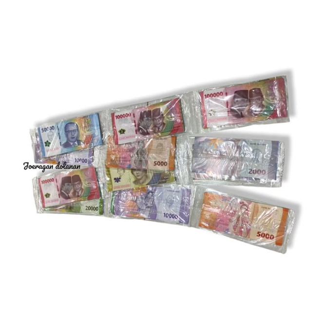 12saset Mainan Uang-uangan ori terbaru