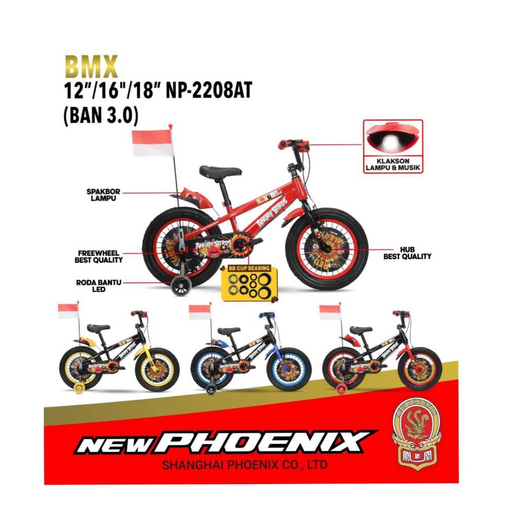 New Phoenix BMX 2208 AT Ban 3.0 ORIGINAL