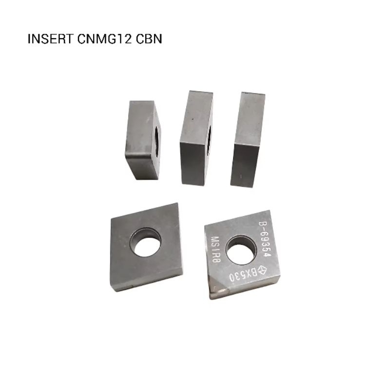 insert bubut CNMG 1203 CBN pahat bubut mata pisau bubut CNMG12 cocok untuk material keras baja harde