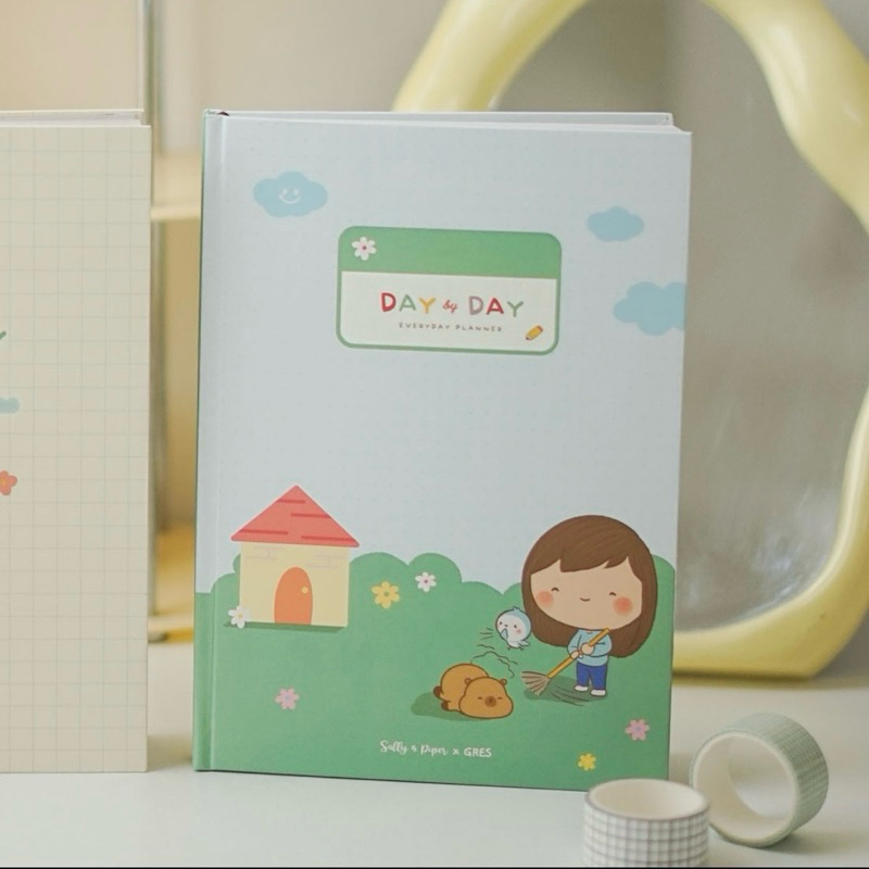 

Sally & Piper - Daily Weekly Monthly Yearly Planner | Buku Agenda Premium Harian Mingguan Bulanan Tahunan Lucu Imut