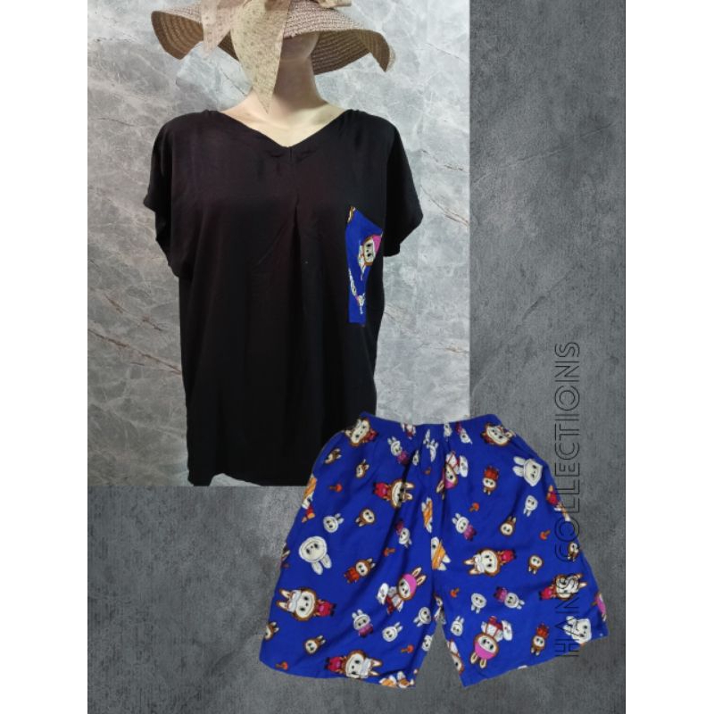 Oneset setcel wanita polos/ setelan wanita/ piyama tidur/ Baju santai/ setcel tie dye