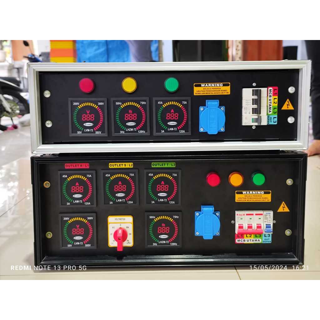 Panel Listrik 4U 3Phase Digital