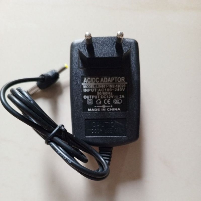 adaptor 12v 2A Jack double