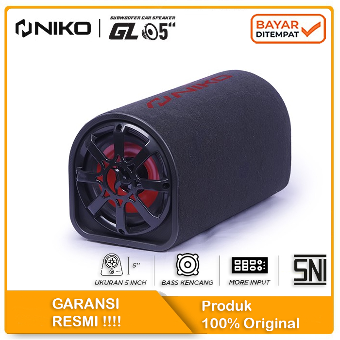 Speaker Niko GL5 Bluetooth 5inc / speaker tabung Bass Subwoofer 5IN / speaker karaoke 5 inch 30 Watt