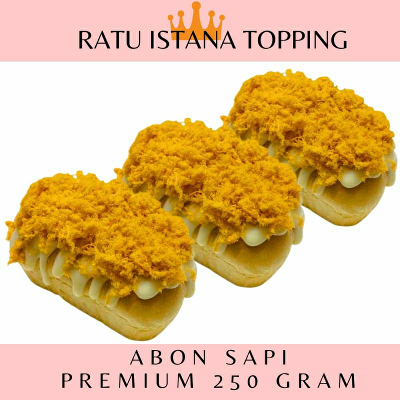 

ABON SAPI PREMIUM 250 GRAM BEEF FLOSS ABON SAPI ASLI