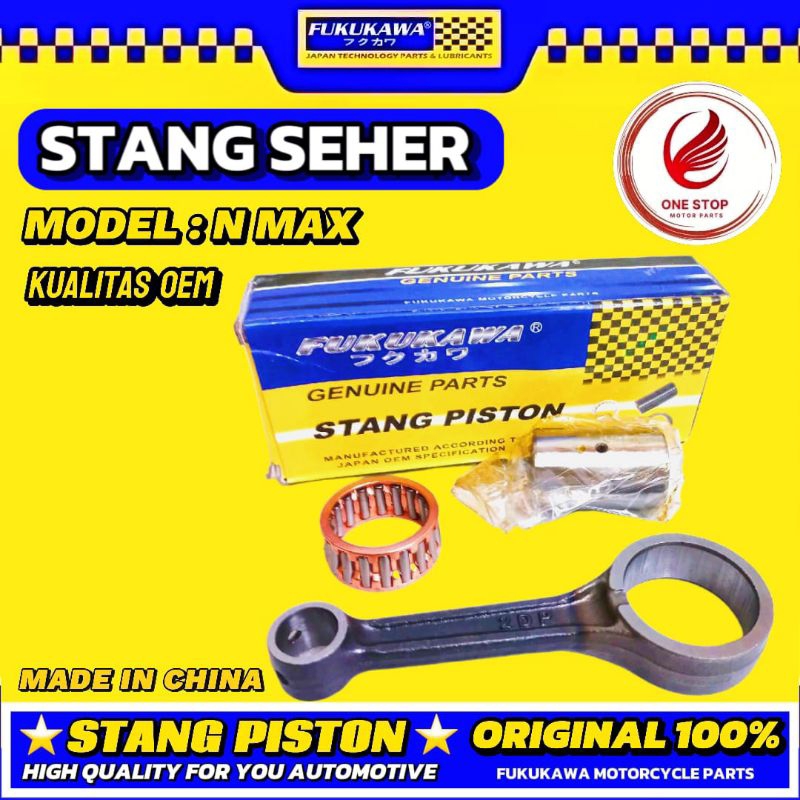 Stang Seher Stang Piston Fukukawa N MAX Connecting Rod Kit Original Ori Asli Fukukawa