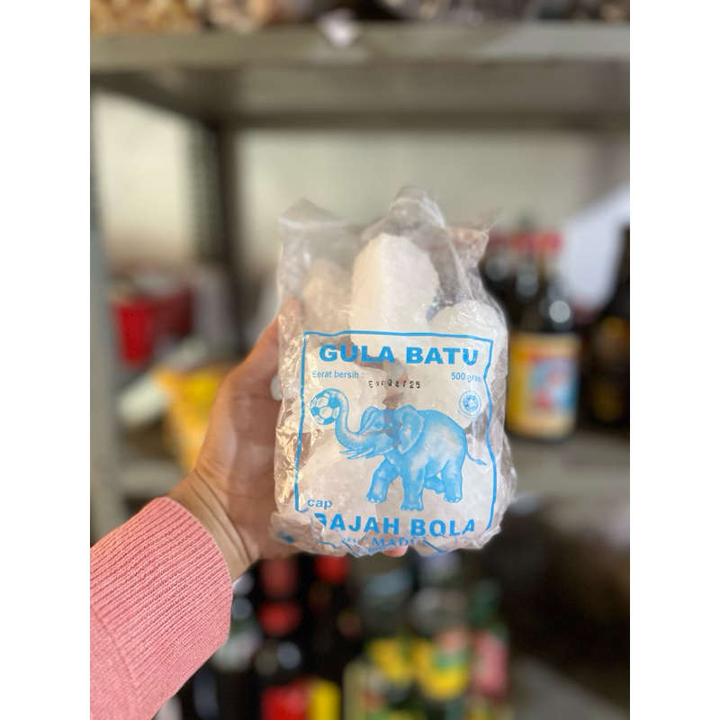 

Gula batu 500gr cap gajah bola #gulabatu #gula #pemanis