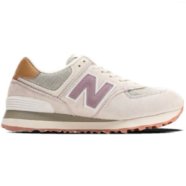 Sepatu NB 574 Sneakers Nèw Balānce 574 Beige Pink Purple 100% Sneakers Original BNIB