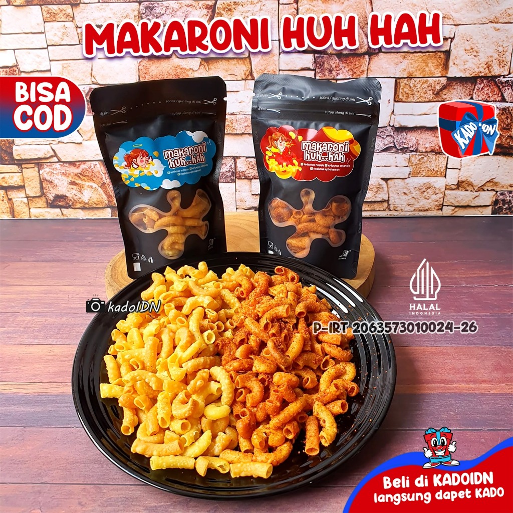 

Macaroni HUH HAH / camilan kering makaroni