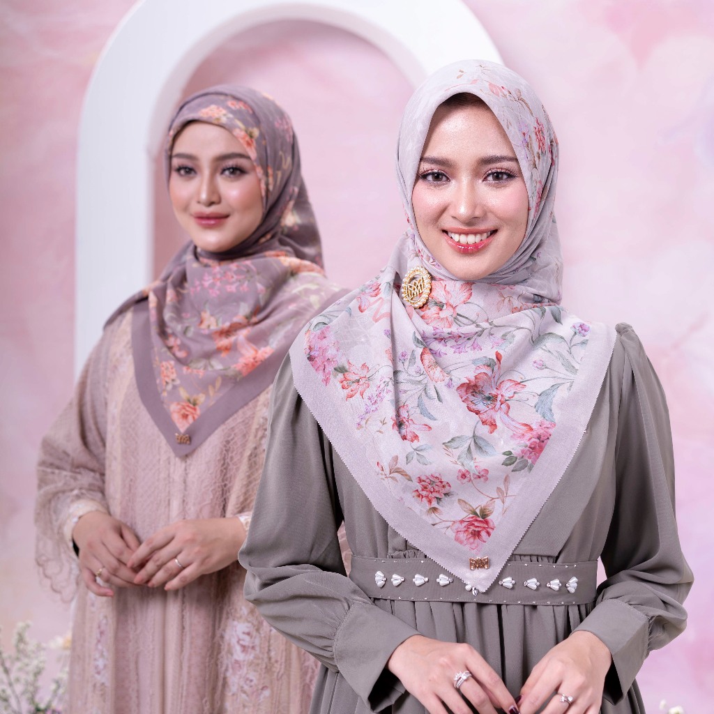 MAYANG COLLECTION - EXCLUSIVE LISSA SCARF J00254 | HIJAB VOAL MOTIF PREMIUM