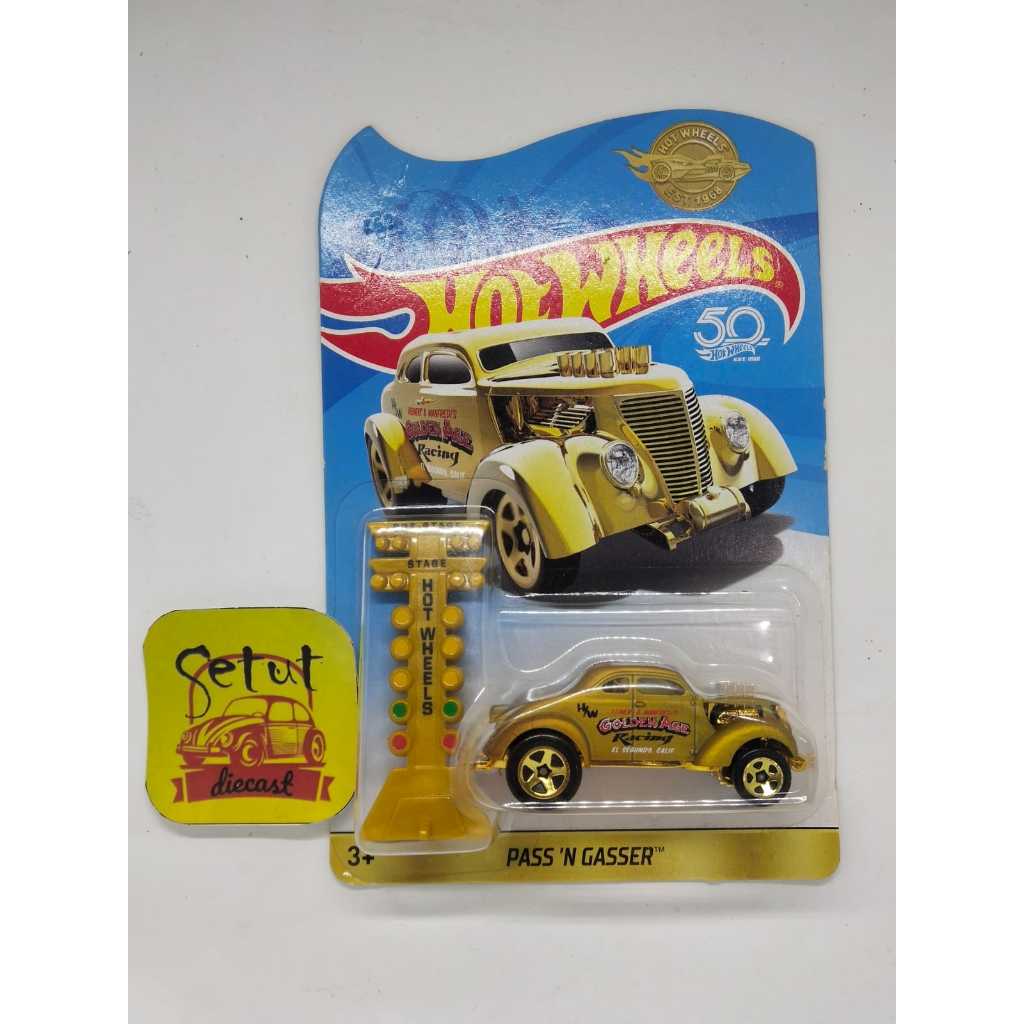 HOT WHEELS HOTWHEELS GOLD PASS N GASSER EMAS GOLD