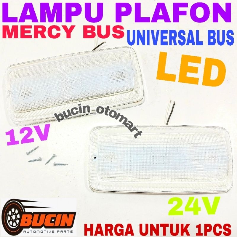 Lampu Plafon LED Bus Mercy / Universal Bus - Harga untuk 1Pcs