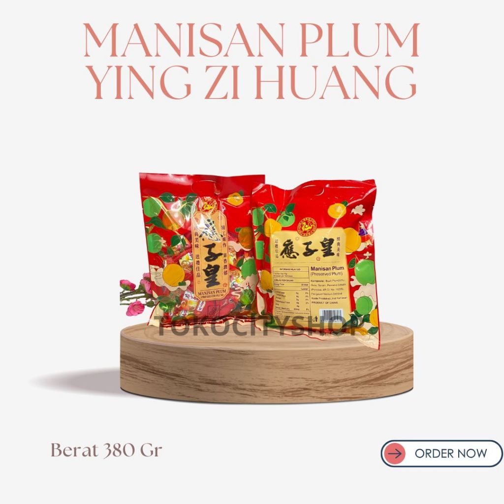

Manisan Plum Ying Zi Huang 380 Gr / Manisan Plum Biji Isi 19 Pcs