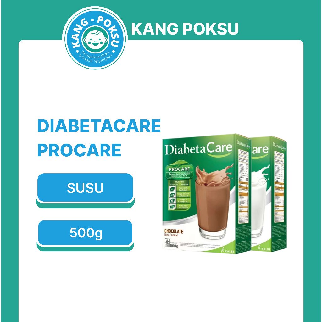 

DIABETASOL SUSU BUBUK DIABETACARE SSKD - 500G SUSU KONTROL GULA DARAH TINGGI