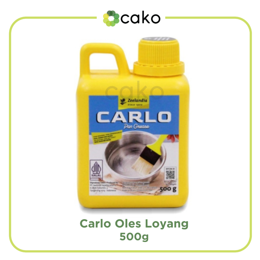 

Carlo Zeelandia Oles Loyang 500gr / Oles Anti Lengket / Pan Grease