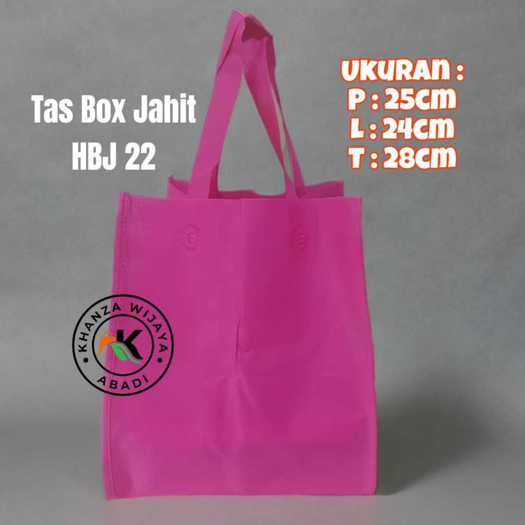 

Spunbond Bag 25x28x24 / Tas Box Jahit HBJ 22 / Tas spunbond Box 25x28x24 / Tas Box Jahit / Harga Lusinan
