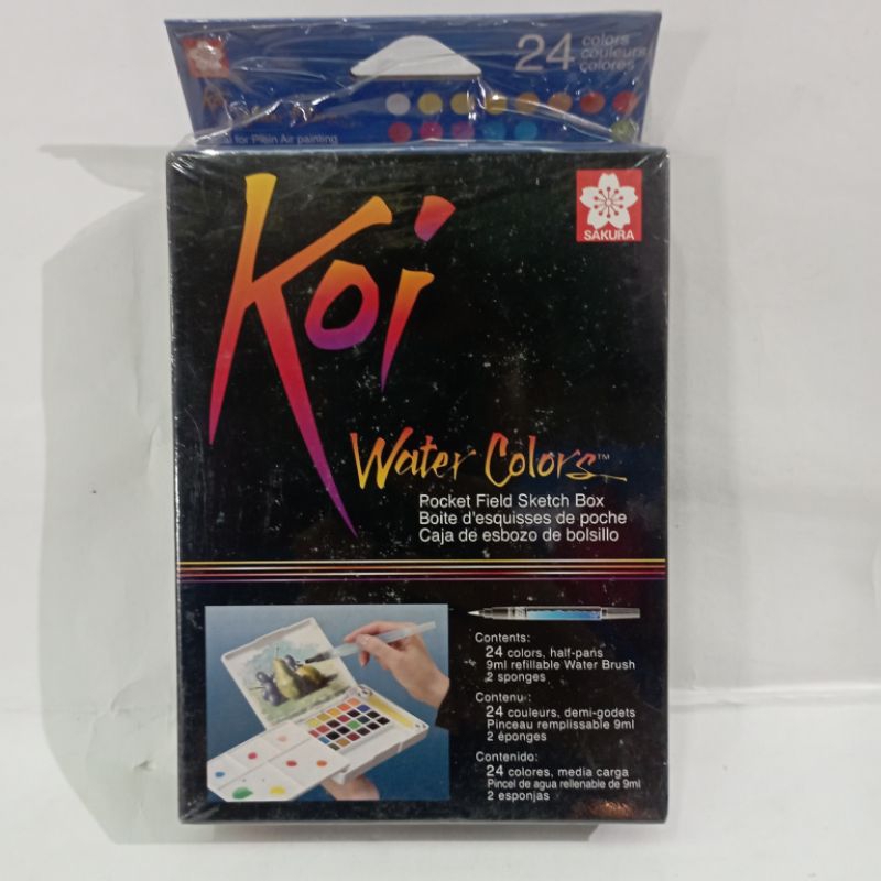 

KOI WATER COLORS 24 warna / set