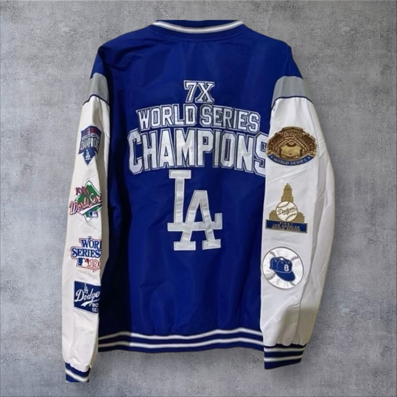 jaket varsity la los angeles dodgers mlb baseball vintage original asli import usa