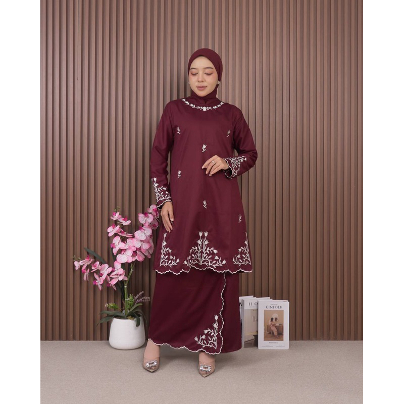 FAMYS-HALIA SET WANITA DEWASA BORDIR 015803