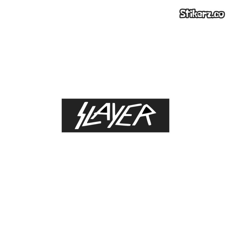 

STIKER BAND SLAYER STIKER BRAND STIKER DISTRO LAPTOP HANDPHONE BOTOL MINUM HELM KOPER