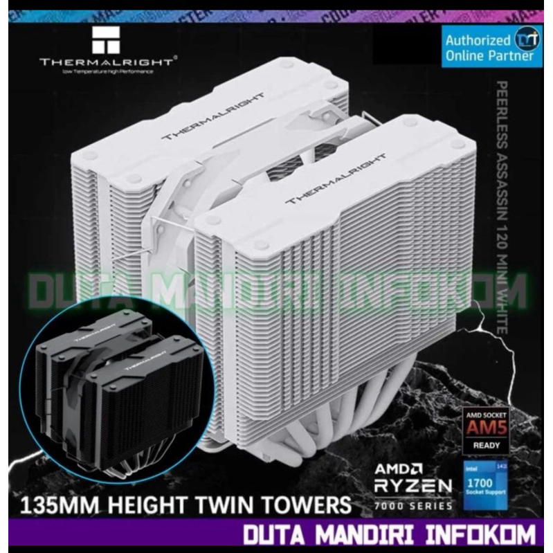 ThermalRight Peerless Assassin 120 MINI - Dual Tower Air CPU Cooler