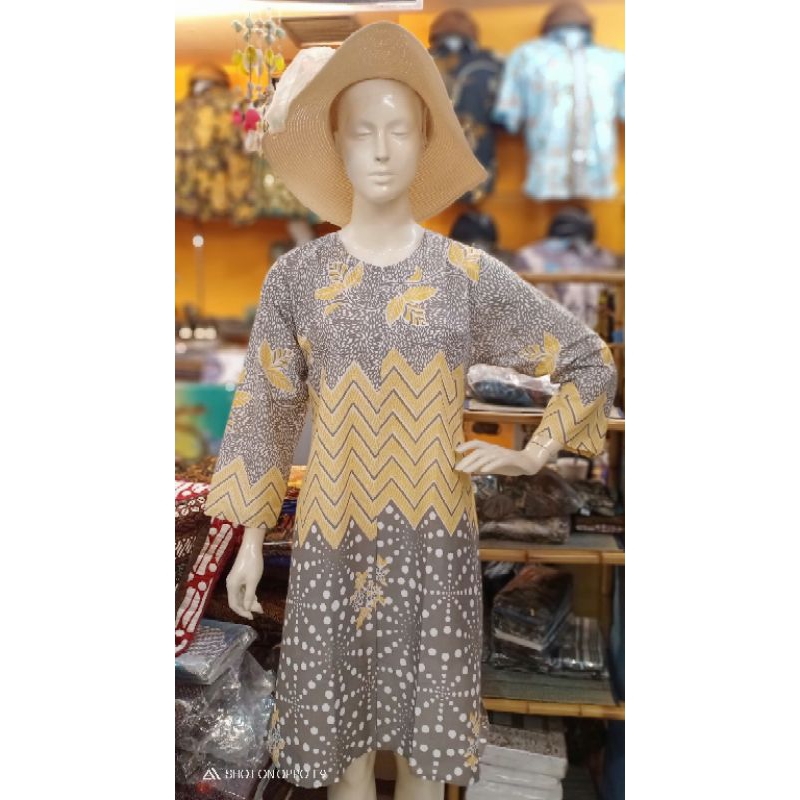 toko bakul batik, tunik lengan panjang