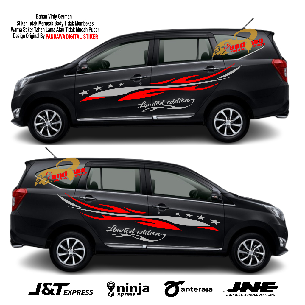 Stiker mobil sigra sticker mobil sigra cuting stiker body mobil sigra cuting stiker