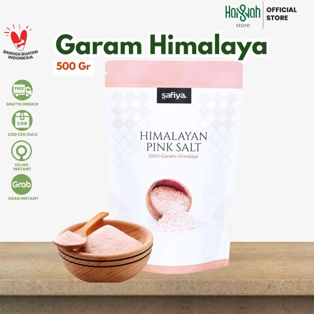 

Garam Himalaya Safiya 500 gr - Natural Garam Himalayan Salt Original Premium