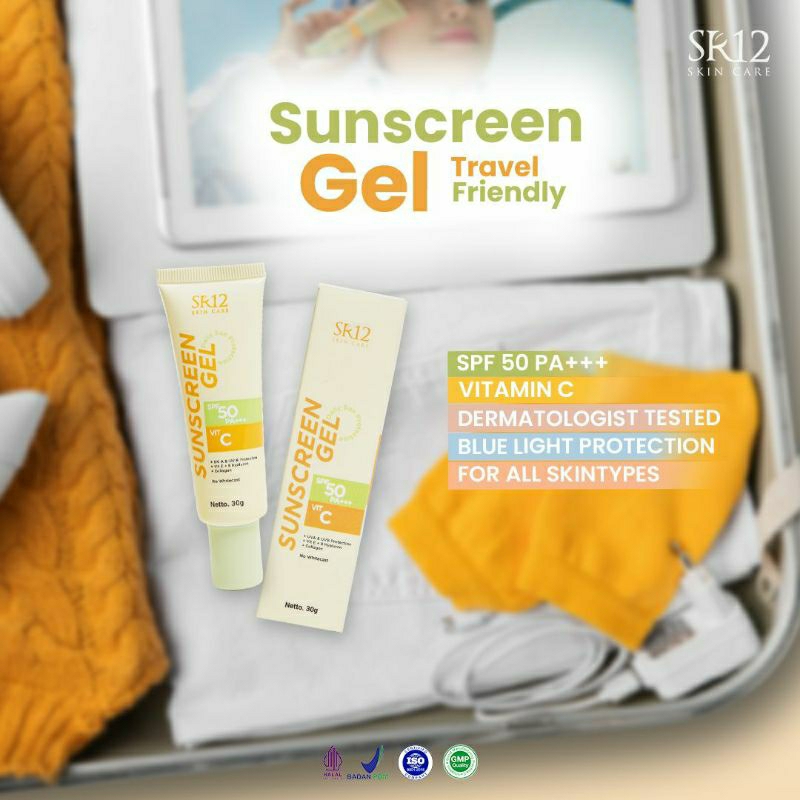 SR12 SKINCARE SUNSCREEN GEL SPF 50 ORIGINAL SR 12