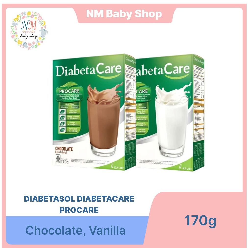 

SUSU DIABETASOL DIABETACARE 170G COKELAT/VANILLA SSKD