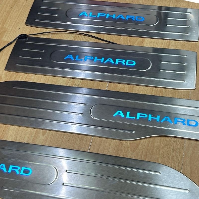 Sillplate LED Samping ALPHARD 2008 - 2015 LED Nyala Lampu import