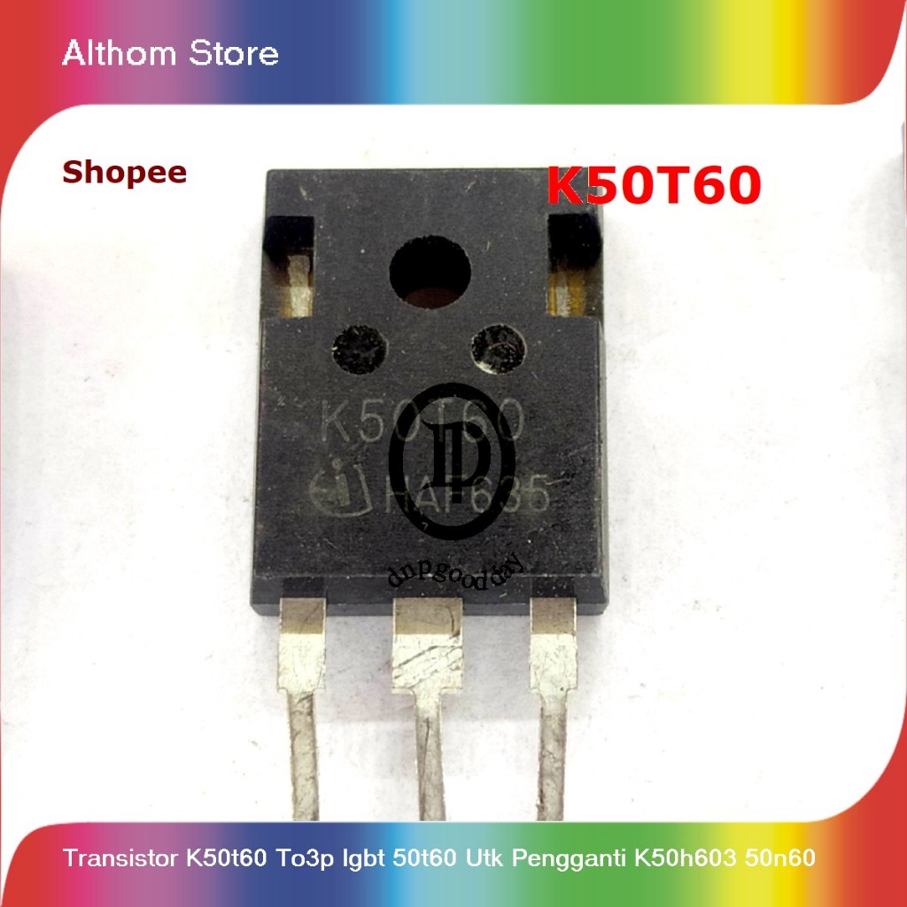 transistor k50t60 to3p igbt 50t60 utk pengganti k50h603 50n60
