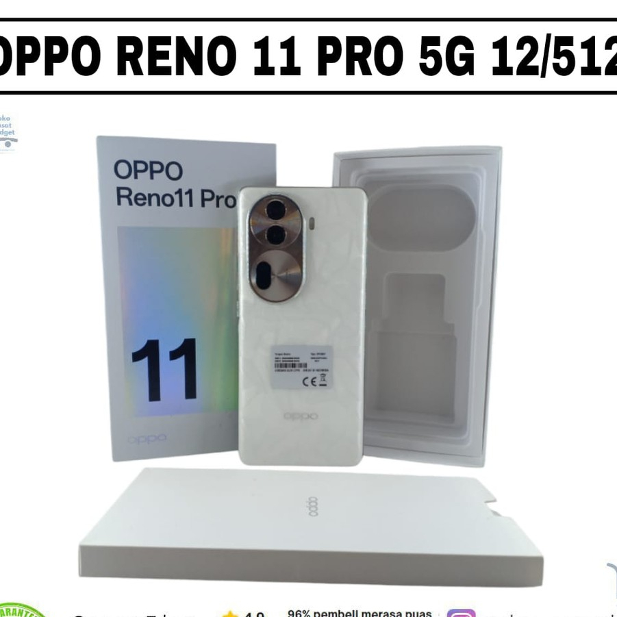 HP OPPO RENO 11 PRO 5G 12/512 12GB 512GB RAM 12 512 GARANSI AKTIF 2025