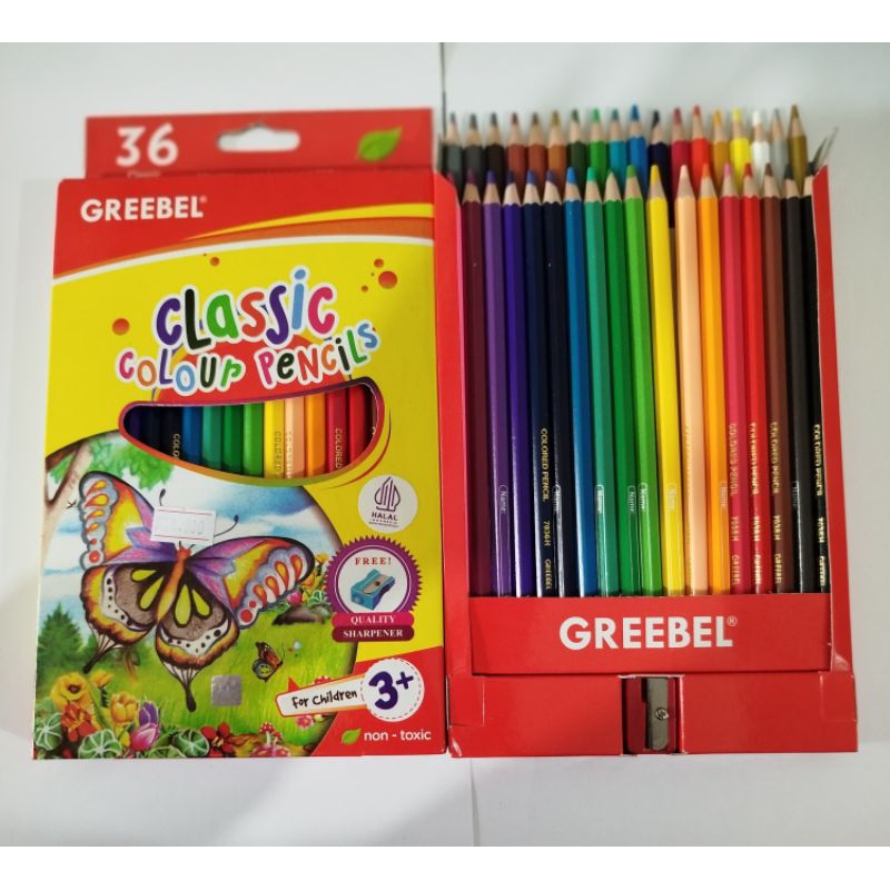 

PENSIL WARNA GREEBEL 36W CLASSIC PANJANG 7036