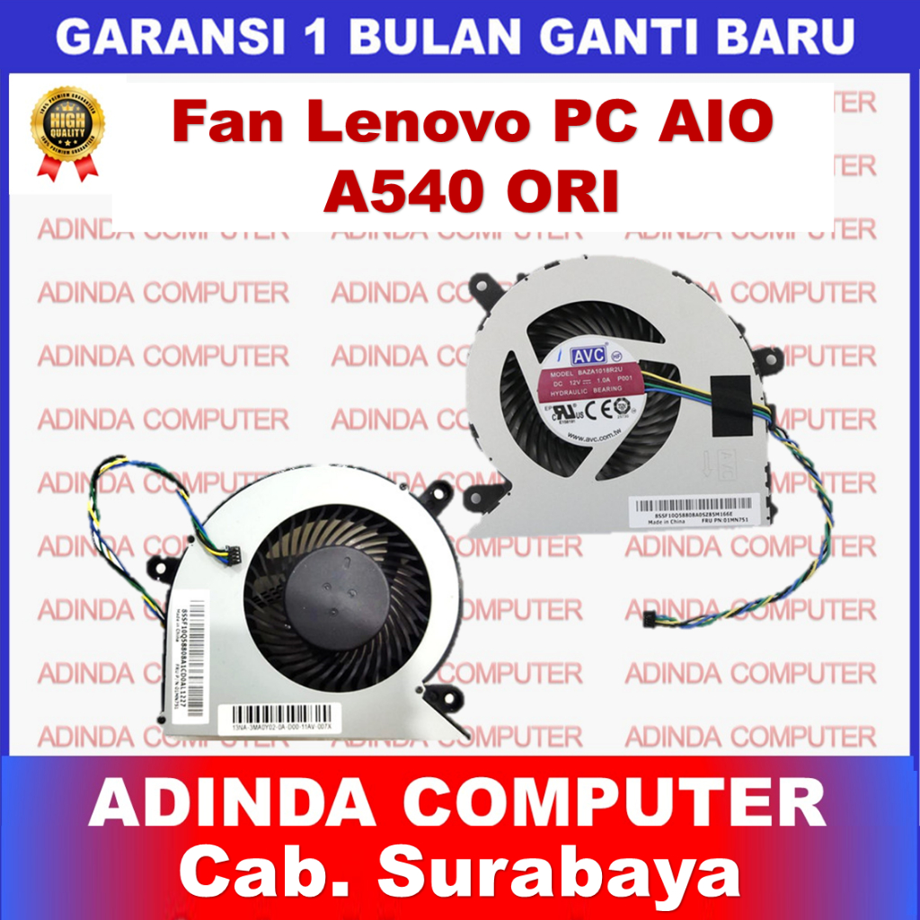Fan Lenovo PC AIO A540 A740 F540 540-27ICB A540-24ICB A540-24API ORI