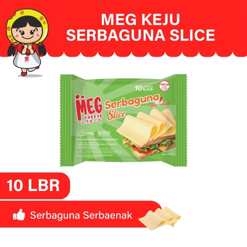 

MEG Keju Serbaguna Slice 10s