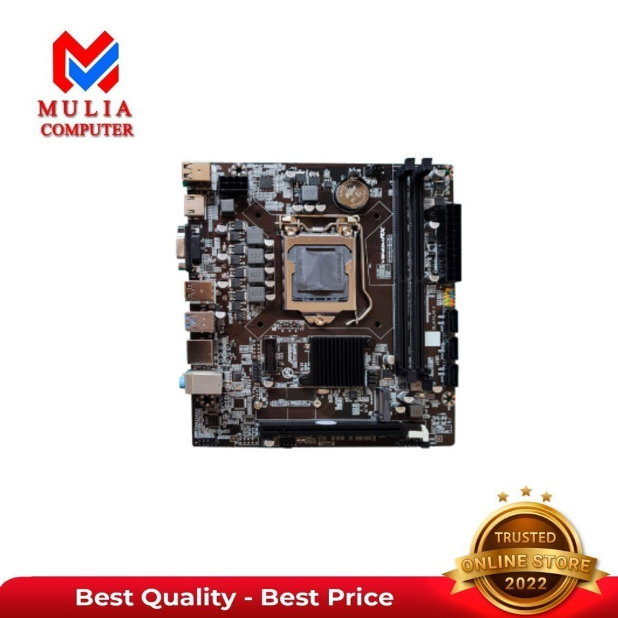 VenomRX H110 Motherboard Micro-ATX Intel H110 Express LGA1151 32GB DDR4 Dual Channel