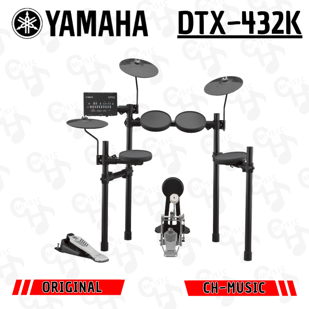 Yamaha DTX432K DTX 432K Electronic Drum Set Original Paket