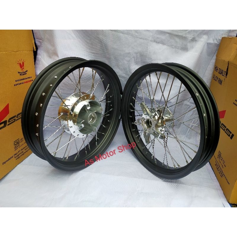 Velg Tapak Lebar Ukuran 250 - 300 Ring 17 Cb150R Old New Cb150R Cbr150R Tiger Revo Megapro New Mono