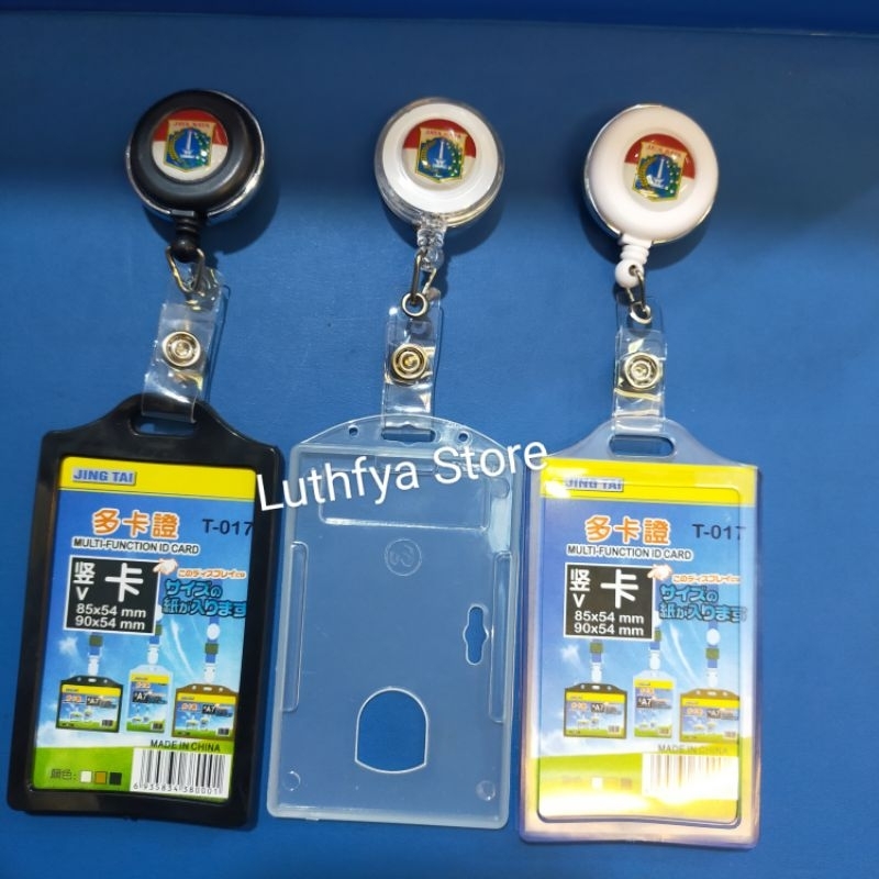 

Yoyo id card/name tag/card holder DKI JAYA RAYA