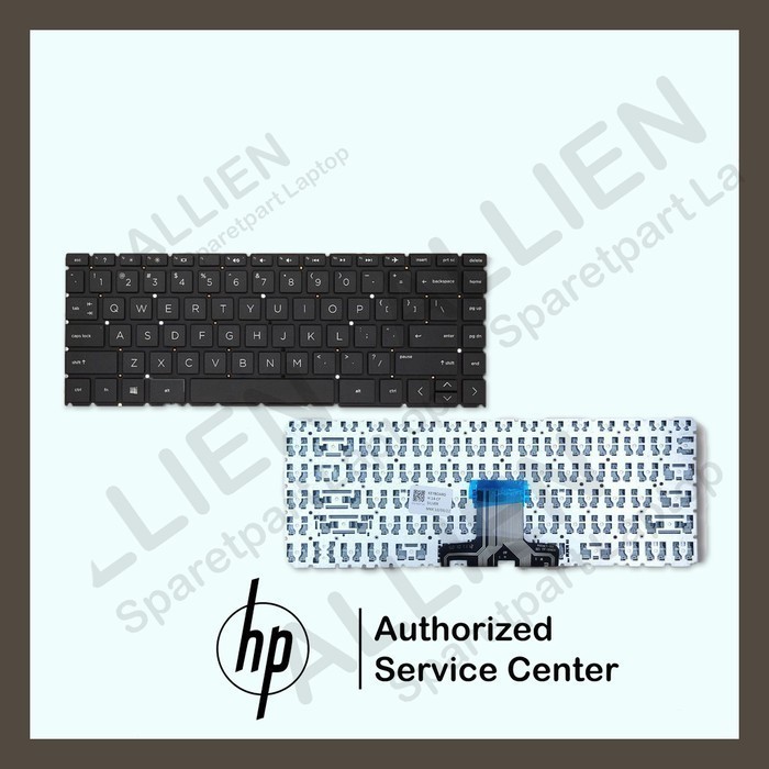 Original Keyboard HP 14-CK0012TU 14-CK0013TU 14-CK0016TU 14-CK0018TU 14-CK0132T - Hitam
