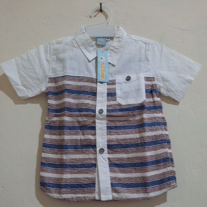 kemeja anak NZ bear full tag