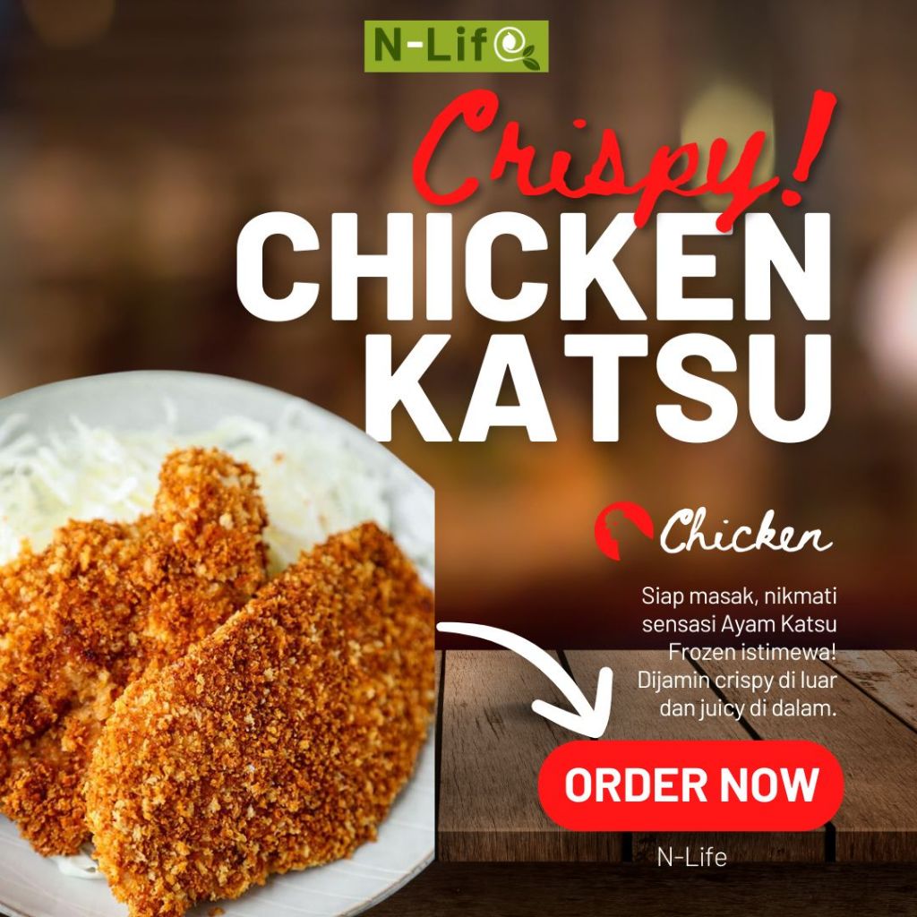 

N-Life NLife Chicken Katsu 4pcs - Ayam Katsu Bento Homemade Frozen Food