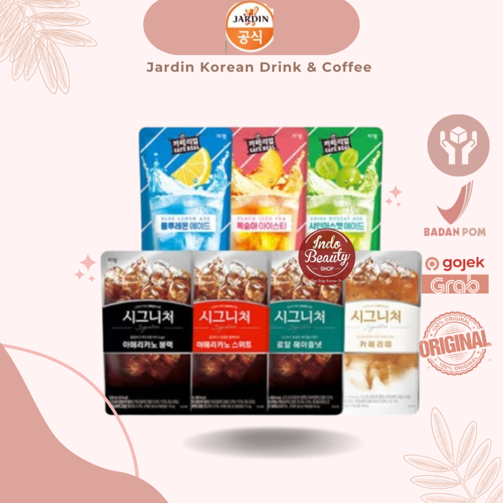 

Jardin Korean Pouch Drinks Signature Coffee Edition - 230ml | Minuman Korea | Minuman Viral Korea