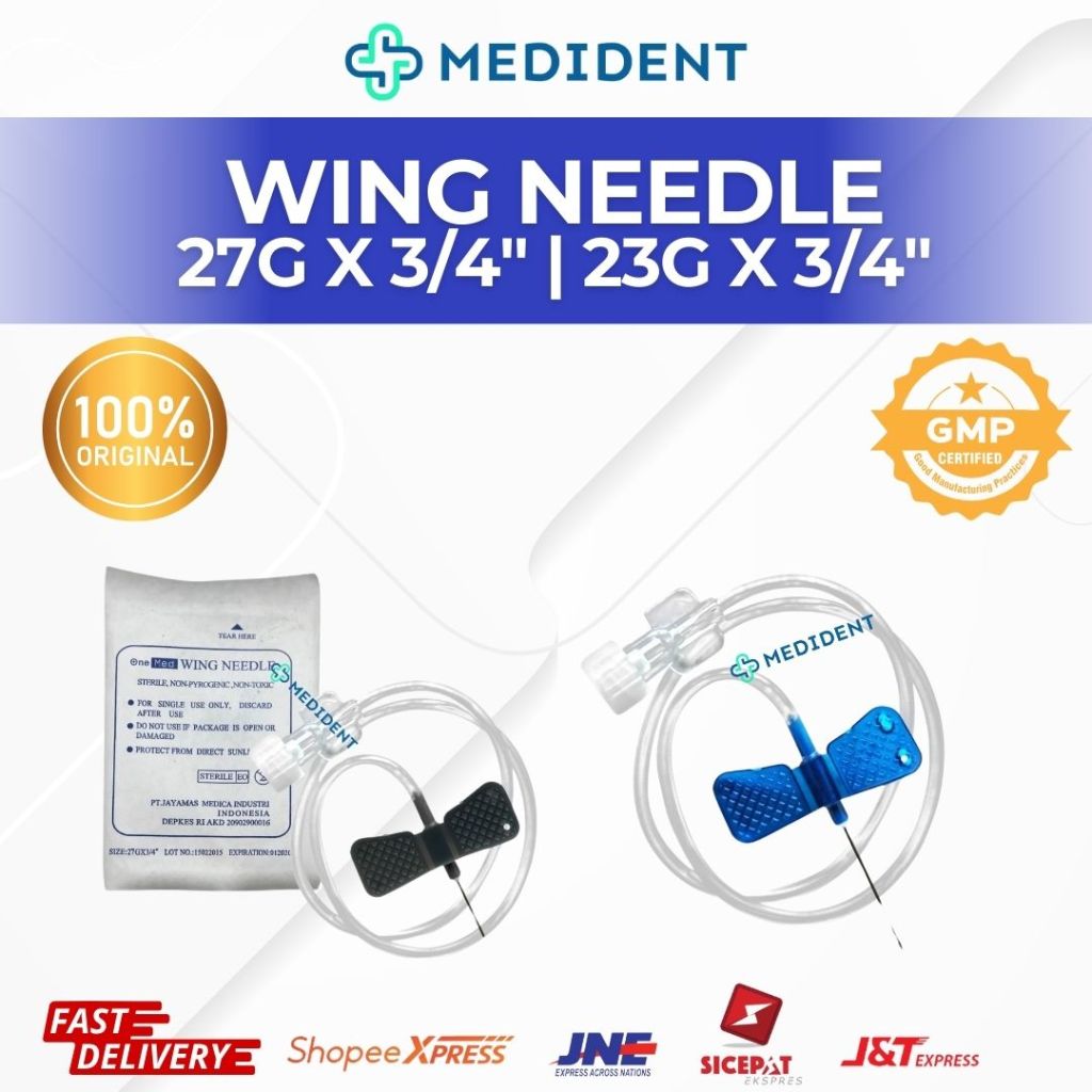 Wing Needle 23 G / Wing Needle 27 G / Wing Needle Onemed